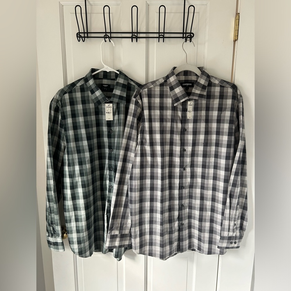 New With Tags - Men’s Large Express Button Downs
